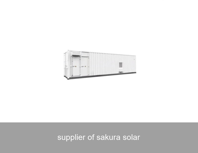supplier of sakura solar
