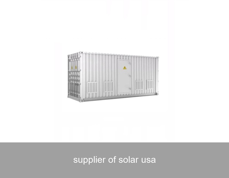 supplier of solar usa
