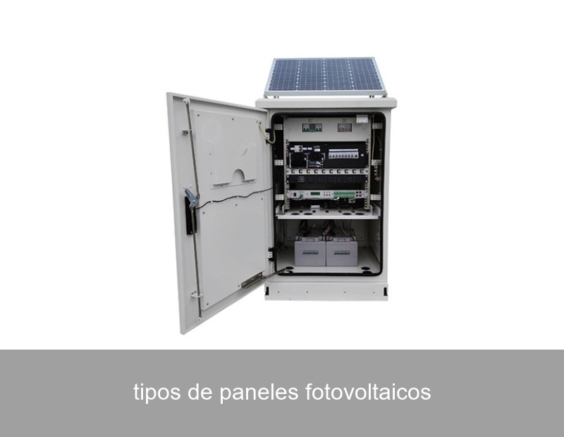 tipos de paneles fotovoltaicos