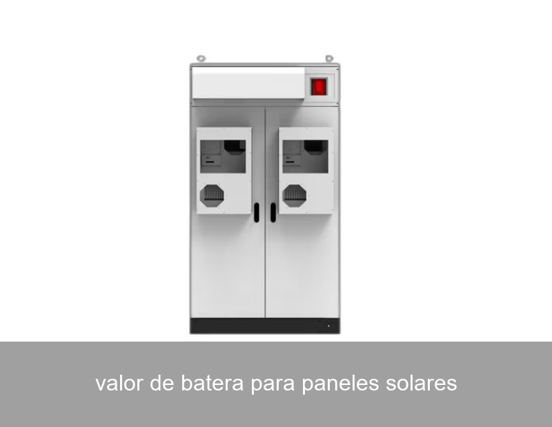 valor de batera para paneles solares