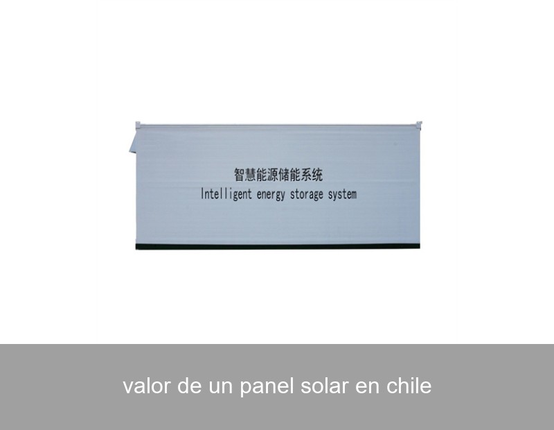 valor de un panel solar en chile