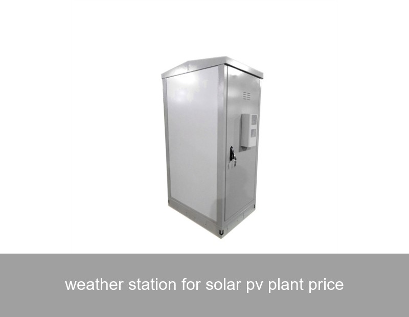 weather station for solar pv plant price