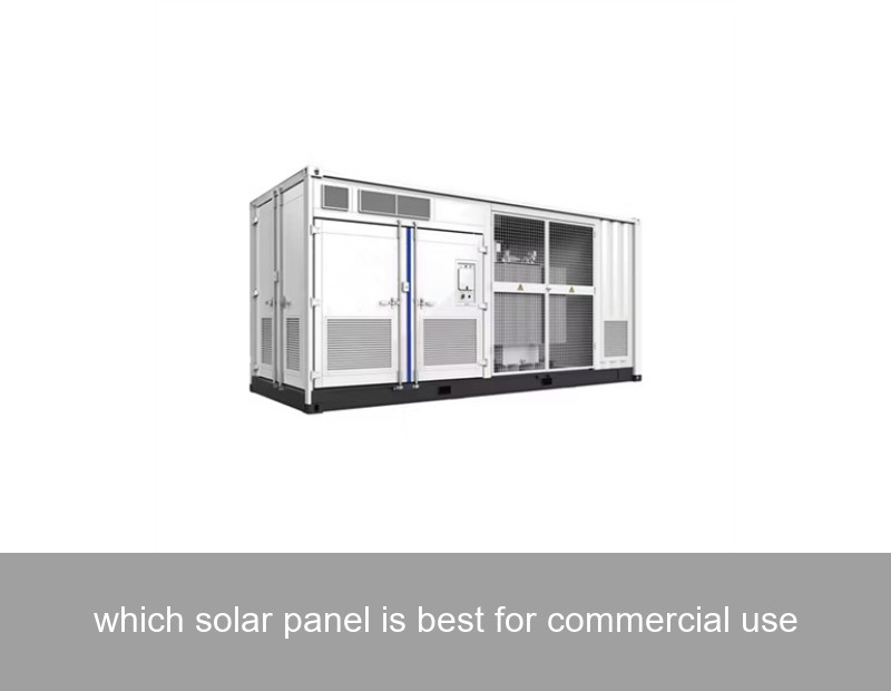 which solar panel is best for commercial use