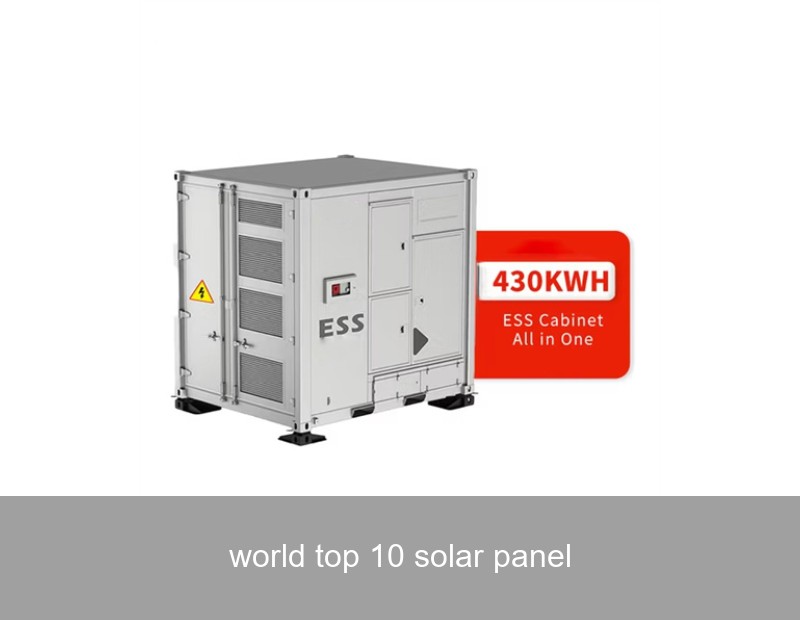 world top 10 solar panel